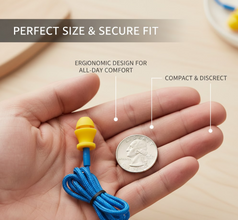 Soft Silicone Ear Plugs Hearing Protection (2 Pc Set)