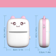 Pocket Mini Bluetooth Thermal Printer Wireless Smart Printer for Photos (Includes 1 Roll Paper)